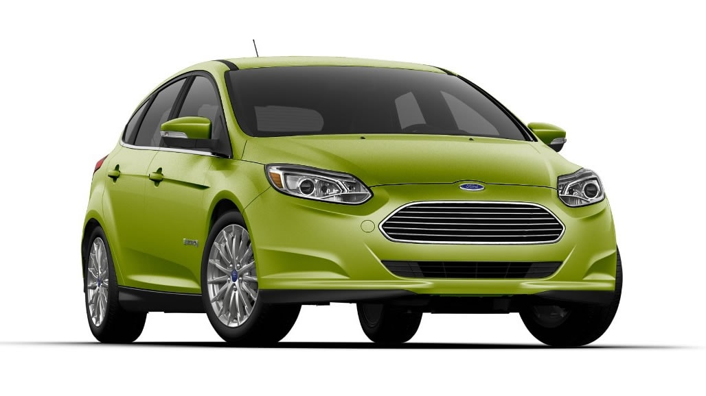 2018 Ford Focus Electric in Green Metallic Paint