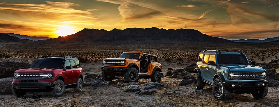 Ford Bronco Lineup