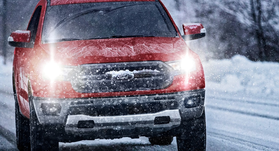 Ford Vehicle in snow