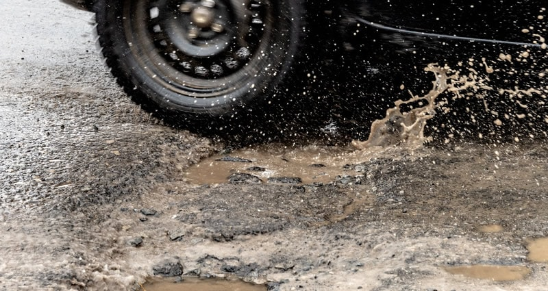 Potholes and Tire