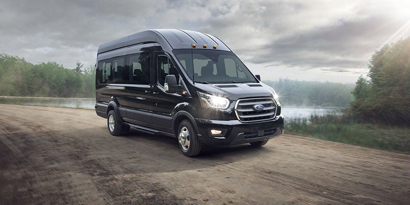 Ford Transit connect is standing in stylish manner.