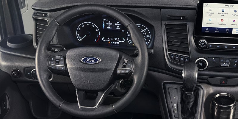 Interior of Ford Transit-Connect.