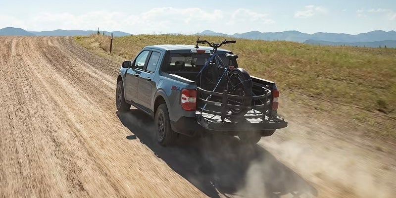 Ford Maverick is running on the tough roads.