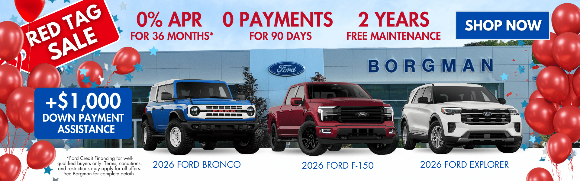 Red Tag Sale at Borgman Ford in Grand Rapids, MI