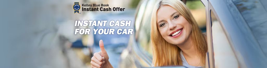 Instant csh for your car written on poster.