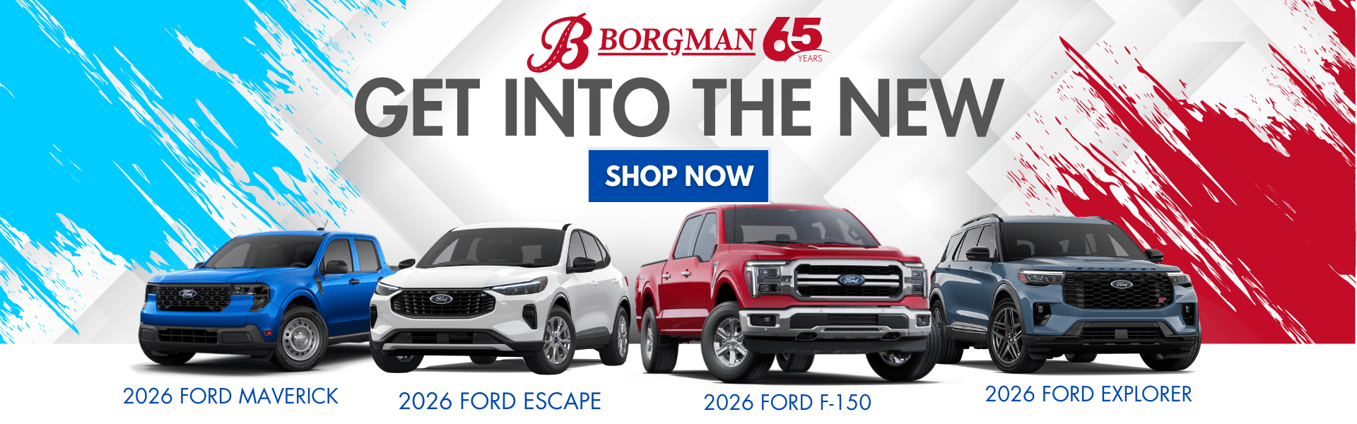 Get Into the New at Borgman Ford Mazda